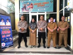 Kapolsek Baru Sibolga Sambas Sambangi Kantor Camat, Bangun Sinergitas