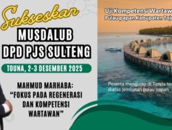 Panitia Musdalub DPD Sulteng Terbentuk, Mahmud: Fokus pada Regenerasi dan Kompetensi Wartawan