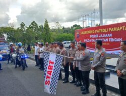 Lepas Patroli Pamapta, Kapolda Kalteng: Langkah Nyata Wujudkan Harkamtibmas