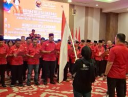 Sosok Muda Wahyudi Wirayudha SAB resmi Nahkodai DPC PDI P Kabupaten Belitung Periode 2025-2030