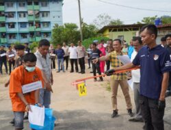 Rekonstruksi Pembunuhan di Tapteng: Dua Tersangka Diadili, 18 Orang Lainnya DPO, Berikut Daftarnya !!