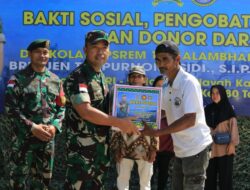 TNI Peringati HUT ke-80 dengan Kegiatan Sosial di Perbatasan