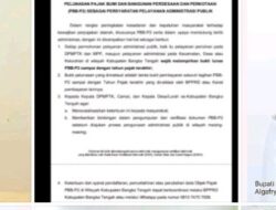 Bupati dan Kepala BPPRD Bangka Tengah Berbeda Pendapat Soal Surat Edaran PBB
