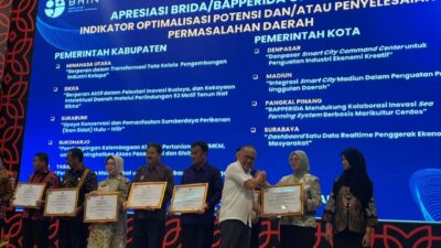BRIN Anugerahi Pangkalpinang Penghargaan BRIDA/BAPPERIDA, Optimal 2025 Berkat Solusi Inovatif Kelola Sampah