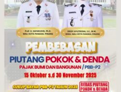 Pemkot Pangkalpinang Berikan Kesempatan Luas Bayar Pajak Tanpa Denda