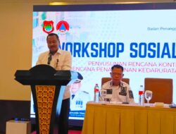 Pemkab Banggai dan BPBD Gelar Workshop Sosialisasi Penyusunan Rencana Penanganan Kedaruratan Bencana