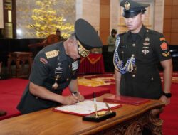 Kasum TNI Pimpin Sertijab Asintel dan Aster Panglima TNI: Wujudkan TNI yang Profesional