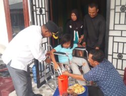 Kisah Inspiratif K, Anak Istimewa Deli Serdang Terima Bantuan Kursi Roda