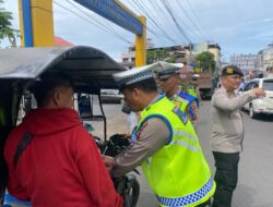 Satlantas Polres Sibolga Gelar Operasi Zebra Toba 2025, Pelanggaran Menurun dan Lalin Lancar