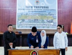 Nota Kesepakatan KUA–PPAS Kabupaten Banggai Tahun Anggaran 2026 Ditandatangani