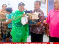 Tiga Hari Mengungsi, Warga Hutanabolon Terima Bantuan dari Pemkab Tapteng