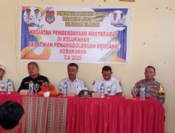 Kadis Damkar Apresiasi Pelaksanaan Pelatihan Penanggulangan Kebakaran Dan Penyelamatan di Kelurahan Kilongan