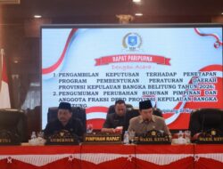 Dihadiri Pj Sekda Babel, DPRD Sahkan Perubahan Susunan Pimpinan Fraksi
