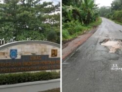 Jalan Raya Sungai Selan-Pangkalpinang Berlubang, Warga Minta Perhatian Instansi Terkait