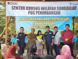 PT TIMAH Bersama Mitra Tambang, Salurkan 200 Paket Beras Ke Masyarakat Penghasilan Rendah di Bangka