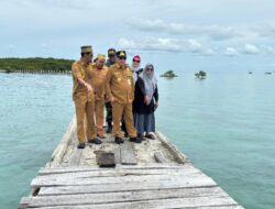 Respon Cepat Gubernur Hidayat Arsani, Tinjau Dermaga Rusak Pulau Kelapan