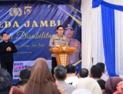 Polda Jambi Gelar Kegiatan Peduli Disabilitas di SLB Prof. Dr. Sri Soedewi Masjchun Sofwan