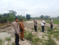 Kapolsek Lubuk Pakam Pimpin Pengecekan Lokasi Abrasi dan Longsor di DAS Deli Serdang