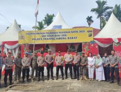 Pastikan Libur Nataru Aman, Kapolres Tanjab Barat Tinjau Kesiapan Pos Pam dan Pos Yan