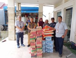 Hujan Intensitas Tinggi Banjir Rob Landa Tanjung Mentok, PT Timah Salur Bantuan 