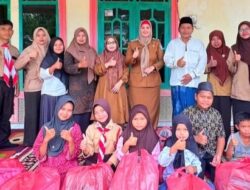 Wabup Hj. Debby Serahkan Bantuan Sandang untuk Anak Yatim Piatu di LKSA Desa Sidoharjo, Air Gegas