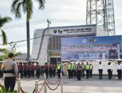 Malam Tahun Baru, Polres Tanjab Barat Gelar Apel Pasukan Pengamanan