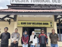 Polsek Tungkal Ulu Selamatkan Remaja 15 Tahun Asal Bangka Belitung yang Kabur dari Rumah