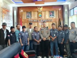 Bangun Sinergitas Dalam Berita, DPC Pro Jurnalismedia Siber (PJS) Banggai Silaturahmi ke Kapolres