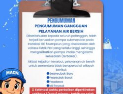 Pompa Utama IKK Teumpeun Terbakar Akibat Gangguan Voltase, Suplai Air di 4 Wilayah Terhenti