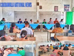 SMK Negeri 1 Lumut Salurkan Bantuan Dana Sosial OSIS kepada Keluarga Korban Bencana Alam