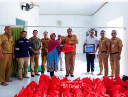 PT TIMAH Tbk Salurkan 10.366 Paket Sembako untuk Korban Bencana Masyarakat Rentan