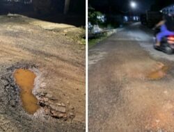 Lubang Maut di Jalan Balar Sungaiselan: Akses Jalan Terancam, Warga Desak Perbaikan Segera