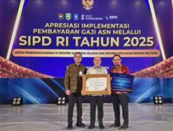 Kabupaten Basel Raih Penghargaan 100% Implementasi Pembayaran Gaji ASN Melalui SIPD RI Tahun 2025