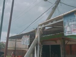 Truk Nopol W 9416 UH Tabrak Kabel PLN, Kecamatan Tungkal Ulu dan Batang Asam Padam Listrik