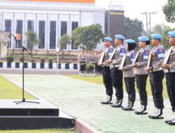 Polda Babel Gelar Upacara PTDH 6 Anggota, Kapolda : Harus Jadi Contoh Dan Pembelajaran Bagi Anggota