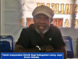 Tokoh Masyarakat Distrik Nogi Ajak Warga Lanny Jaya Jaga Keamanan dan Dukung Pembangunan Daerah