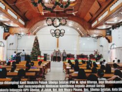 Polres Sibolga Gelar Minggu Kasih di GPI Sibolga, Perkuat Sinergi dan Sampaikan Pesan Kamtibmas