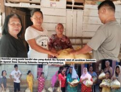 Pemerintah Desa Gunung Kelambu Salurkan 5 Ton Beras kepada 666 Keluarga Terdampak Bencana