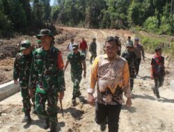 Pastikan Program Berjalan Optimal, Tim Wasev Irjenad Kunjungi Lokasi TMMD Ke-127