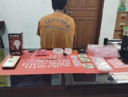 Tangkap Pria Asal Lampung,  Satres Narkoba Polres Bangka Barat Sita 29 Paket Sabu Disembunyikan dalam Kotak Lampu