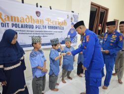 Pererat Silaturahmi Ramadhan, Dit Polairud Polda Gorontalo Buka Puasa Bersama Anak Yatim
