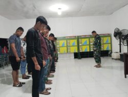 Apel Malam Jadi Pengingat Disiplin Prajurit di Lokasi TMMD Ke-127 Nagan Raya