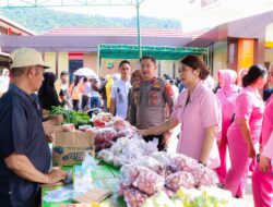 Jelang Idul Fitri 2026, Masyarakat Tumpah Ruah Hadiri Pasar Murah Polres Banggai