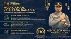 “Mudik Aman, Keluarga Bahagia”: Kapolres Bangka Barat Tegaskan Pesan Kamtibmas bagi Pemudik