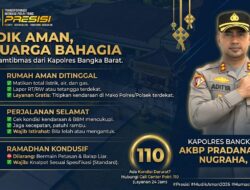 “Mudik Aman, Keluarga Bahagia”: Kapolres Bangka Barat Tegaskan Pesan Kamtibmas bagi Pemudik