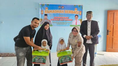 Sat Narkoba Polresta Deli Serdang Bagikan Tali Asih di Rumah Yatim, Berbagi Kebaikan di Bulan Ramadhan