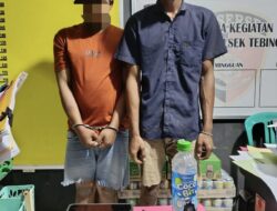 Sat Resnarkoba dan Polsek Tebing Tinggi Ringkus Dua Penyalahgunaan Narkoba Jenis Sabu