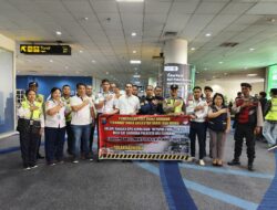 Polresta Deli Serdang Lakukan Tes Urine Awak Angkutan Udara dan Darat di Bandara Kualanamu, Pastikan Keselamatan Mudik