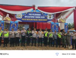 Kapolres Tanjab Barat Tinjau Kesiapan Posyan Ops Ketupat 2026, Pastikan Jalur Lintas Timur Aman