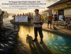 IPTU Dahri Iskandar, Pemimpin yang Mengubah Luka Sungai Tuik Diracuni Menjadi Kesadaran Ekologi Masyarakat